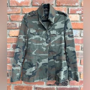 Rag & Bone Camouflage Utility Jacket Size 6